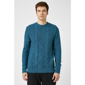 Koton Respect Life - Legislative Respect - Crew Neck Basic Knitwear Sweater