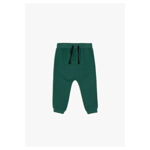 Koton Baby Boy Green Tie Waist Sweatpants