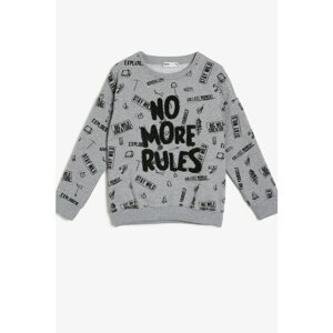 Koton Boys Gray Gray Kids Sweatshirt