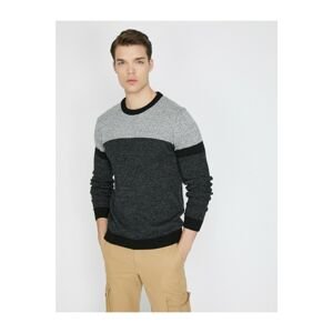 Koton Men's Color Block Sweater