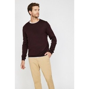 Koton Men's Purple Sweater Bsc