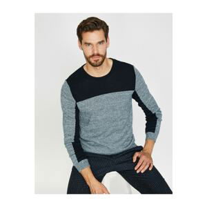 Koton Men's Striped Knitwear Sweater