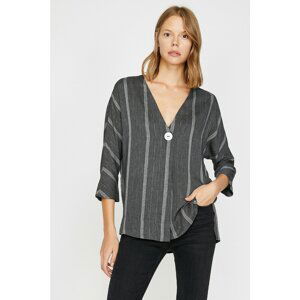 Koton Women's Button Detailed Blouse