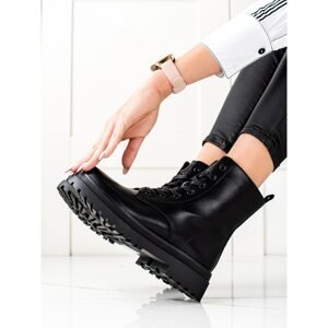 BESTELLE CLASSIC BLACK TRAPPER ANKLE BOOTS