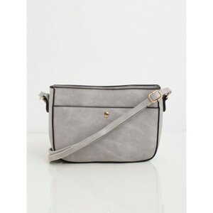 Gray women´s eco-leather handbag