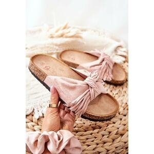 Slippers On The Cork Sole Pink Taryne