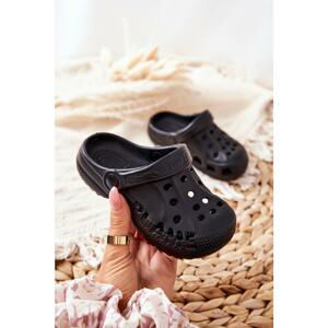 Children's Boy's Girl's Slides Home Black Kroks