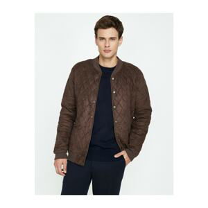 Koton Men's Brown Coat