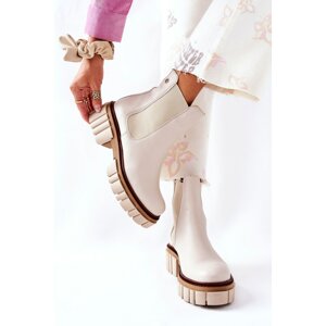 Ankle Boots Worker Maciejka Beige 05312-04