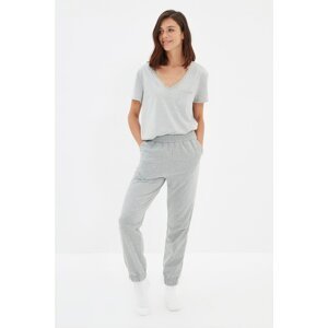 Trendyol Gray Knitted Sweatpants