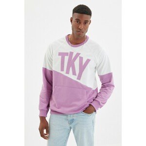 Trendyol Lilac Men's Sweatshirt