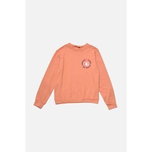 Trendyol Pink Front and Back Printed Basic Knitted Slim Sweatshirt