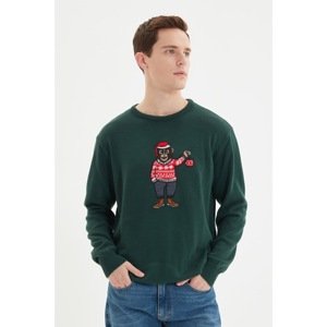 Trendyol Sweater - Green - Regular fit