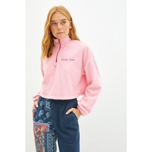 Trendyol Pink Knitted Sweatshirt