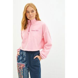 Trendyol Pink Knitted Sweatshirt
