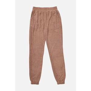 Trendyol Dried Rose Basic Jogger Terry Fabric Knitted Sweatpants
