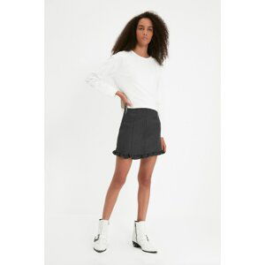 Trendyol Gray Ruffled Skirt