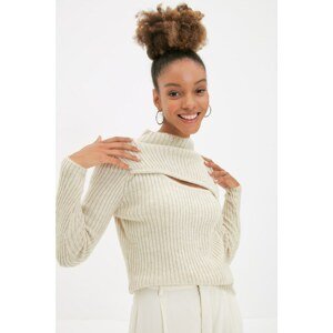 Trendyol Sweater - Beige - Slim