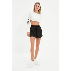 Trendyol Black Knit Shorts & Bermuda