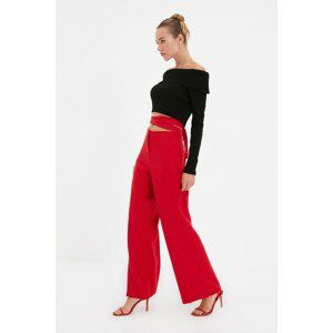 Trendyol Red Belted Trousers