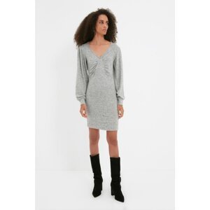 Trendyol Gray Soft Bodycon Knitted Dress