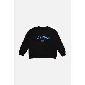 Trendyol Black Oversize Knitted Sweatshirt