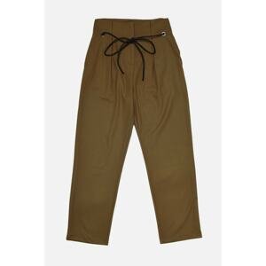 Trendyol Camel Accessory Detail Trousers