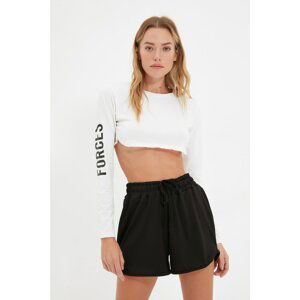 Trendyol Ecru Super Crop Knitted Blouse