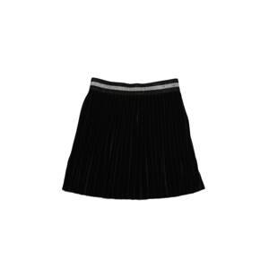 Trendyol Black Pleated Girl Knitted Skirt
