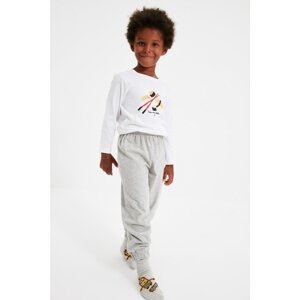 Trendyol Multi Color Printed Boy Knitted Pajamas Set