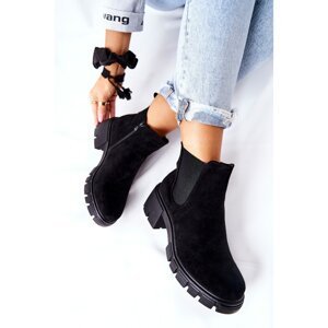 Insulated Heeled Boots Black Madge