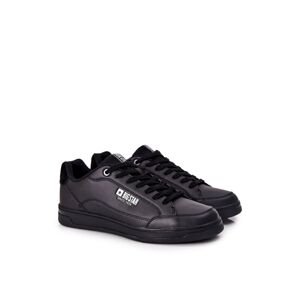 Leather Sneakers Memory Foam Big Star II174169 Black