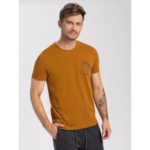 Volcano Man's Regular Silhouette T-Shirt T-Fort M02176-W22 Honey
