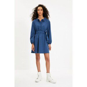 Trendyol Indigo Belted Dress