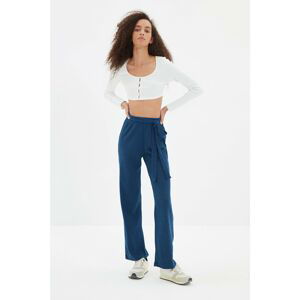 Trendyol Navy Blue Knitwear Look Knitted Trousers