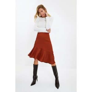 Trendyol Tile Button Detailed Skirt