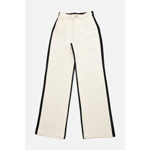 Trendyol Multicolor Color Block High Waist Wide Leg Jeans