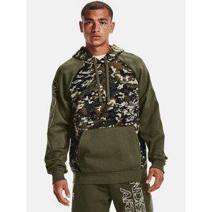 Sweatshirt Under Armour RIVAL FLC CAMO SCRIPT HD-GRN