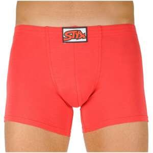 Men's boxers Styx long classic rubber red (F1064)