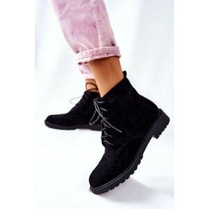 Classic Tiered Boots Black Melome
