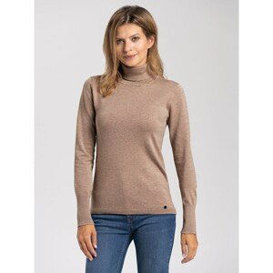 Volcano Woman's Regular Silhouette Knitted Jumper S-Juli L03070-W22  Melange