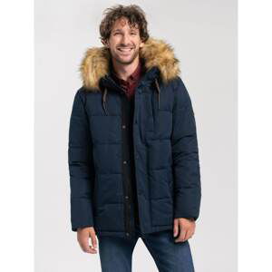 Volcano Man's Regular Silhouette Winter Jacket J-Mac M06180-W22 Navy Blue