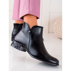 ANKLE BOOTS WITH DECORATIVE HEEL SERGIO LEONE