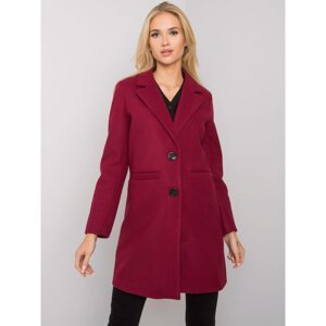 Women's maroon coat