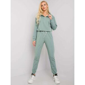 SUBLEVEL Green women's set with pants