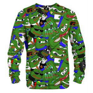 Mr. GUGU & Miss GO Unisex's Pepe Memes Sweater S-Pc2337