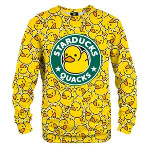 Mr. GUGU & Miss GO Unisex's Starducks Sweater S-Pc2348