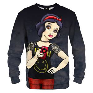 Mr. GUGU & Miss GO Unisex's Snow White Selfie Sweater S-Pc2191