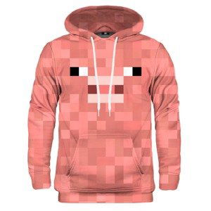 Mr. GUGU & Miss GO Unisex's Pixel Pig Hoodie H-K2355