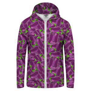 Mr. GUGU & Miss GO Unisex's Eggplant Zip Up Hoodie Hkz-U-Pc2260